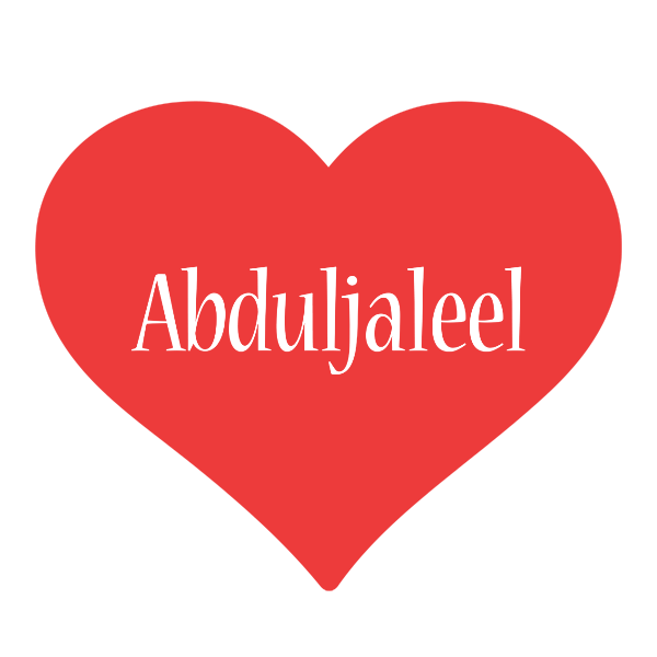 Abduljaleel love logo
