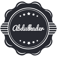 Abdulkader badge logo