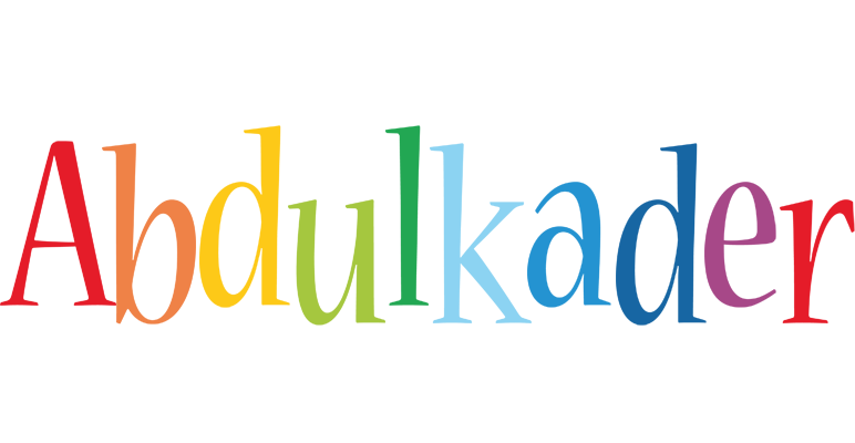 Abdulkader birthday logo
