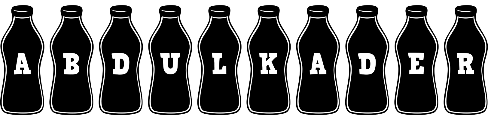 Abdulkader bottle logo