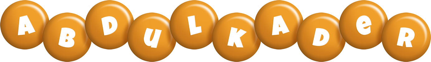 Abdulkader candy-orange logo