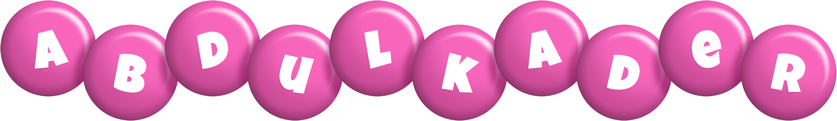 Abdulkader candy-pink logo