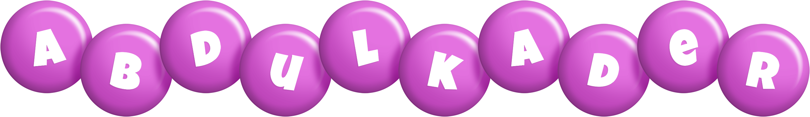 Abdulkader candy-purple logo