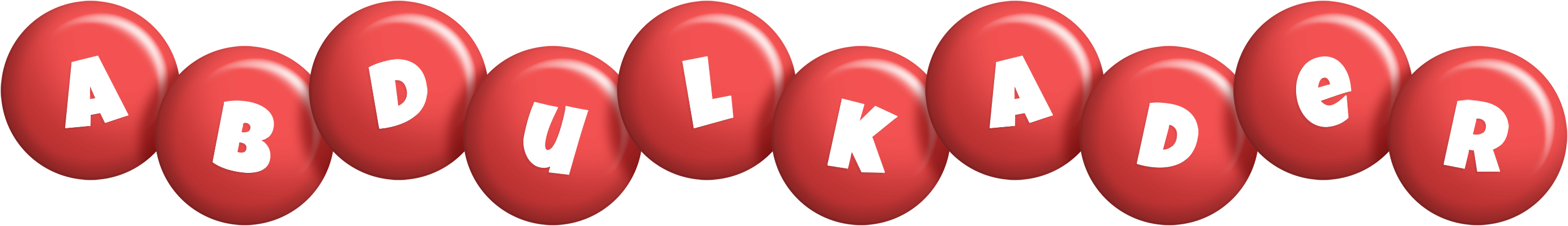 Abdulkader candy-red logo