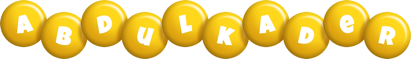 Abdulkader candy-yellow logo