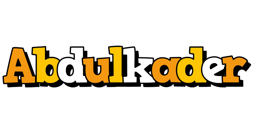 Abdulkader cartoon logo