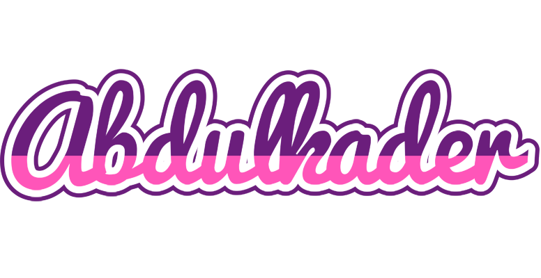 Abdulkader cheerful logo