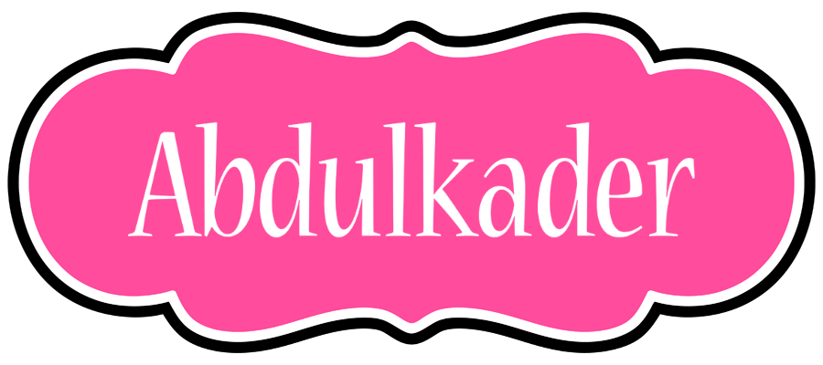 Abdulkader invitation logo