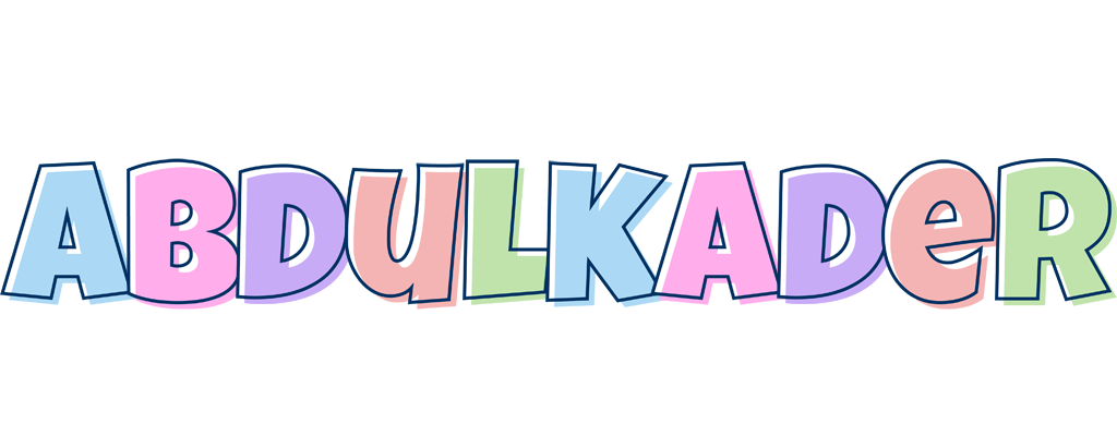 Abdulkader pastel logo