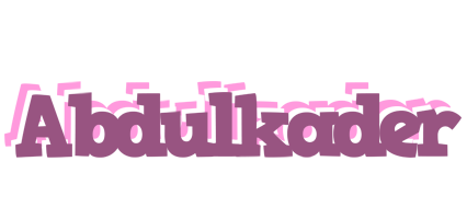 Abdulkader relaxing logo