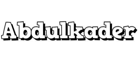 Abdulkader snowing logo