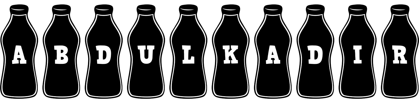 Abdulkadir bottle logo
