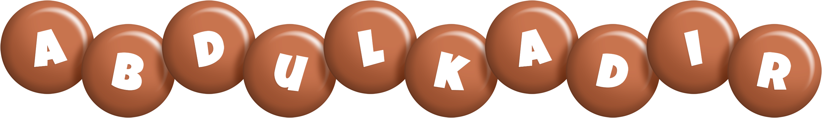 Abdulkadir candy-brown logo