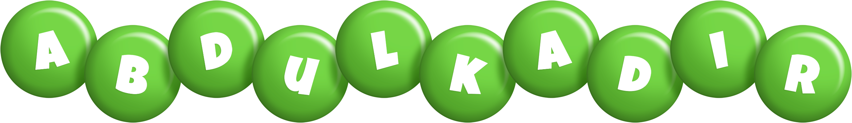 Abdulkadir candy-green logo