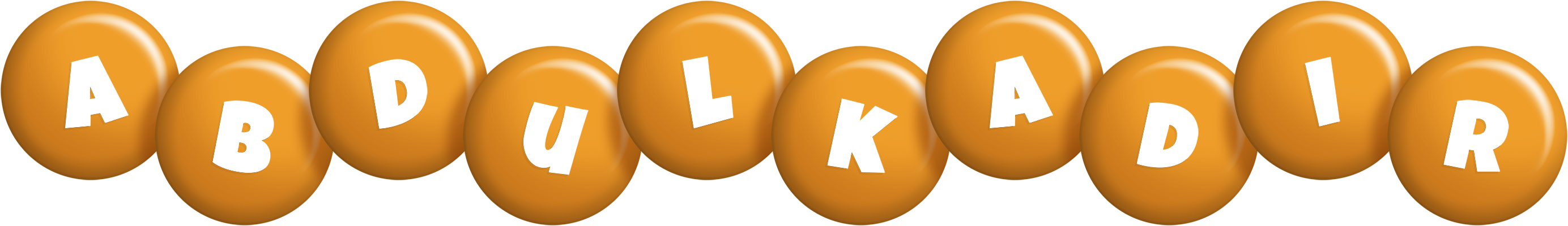Abdulkadir candy-orange logo