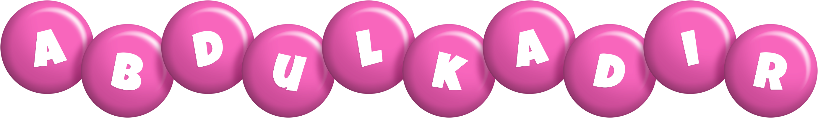 Abdulkadir candy-pink logo