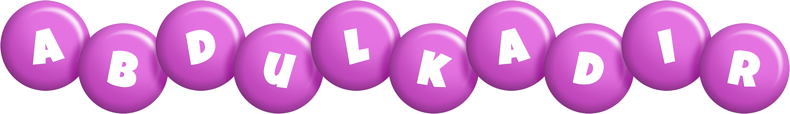 Abdulkadir candy-purple logo
