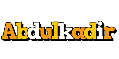 Abdulkadir cartoon logo