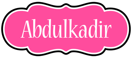 Abdulkadir invitation logo