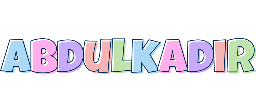 Abdulkadir pastel logo