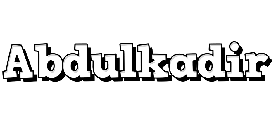 Abdulkadir snowing logo