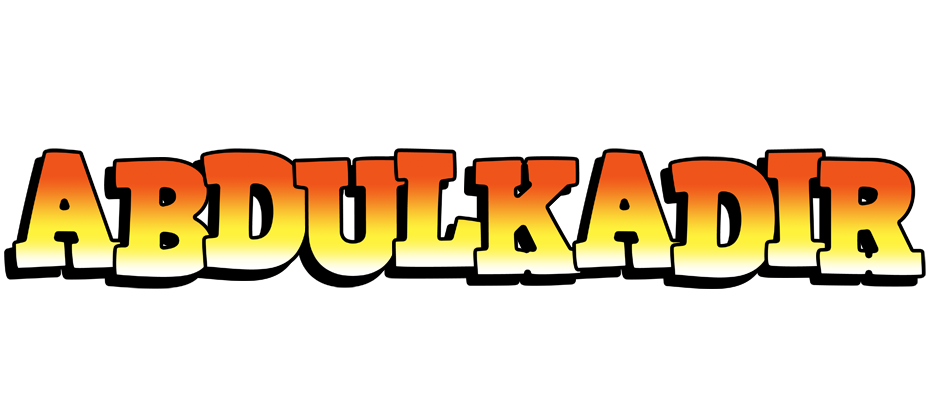 Abdulkadir sunset logo