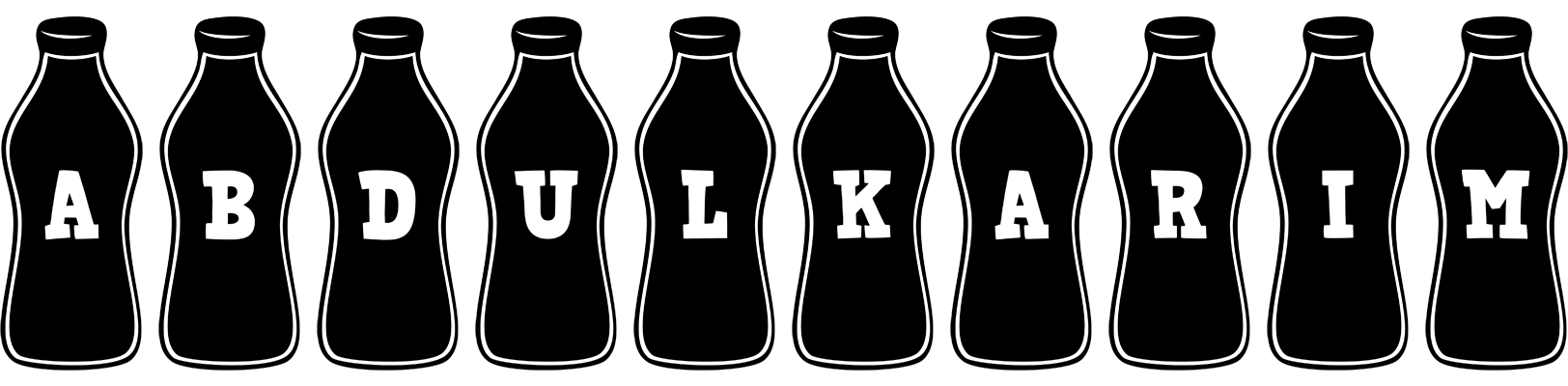 Abdulkarim bottle logo