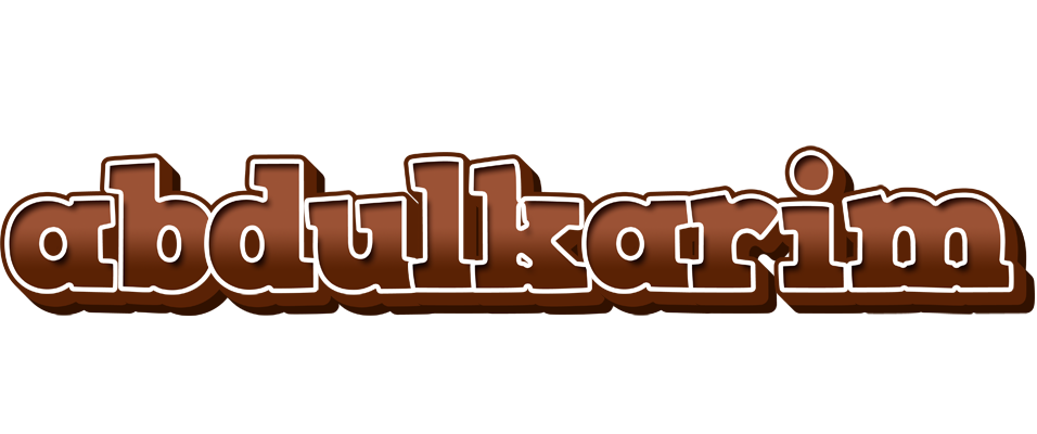 Abdulkarim brownie logo