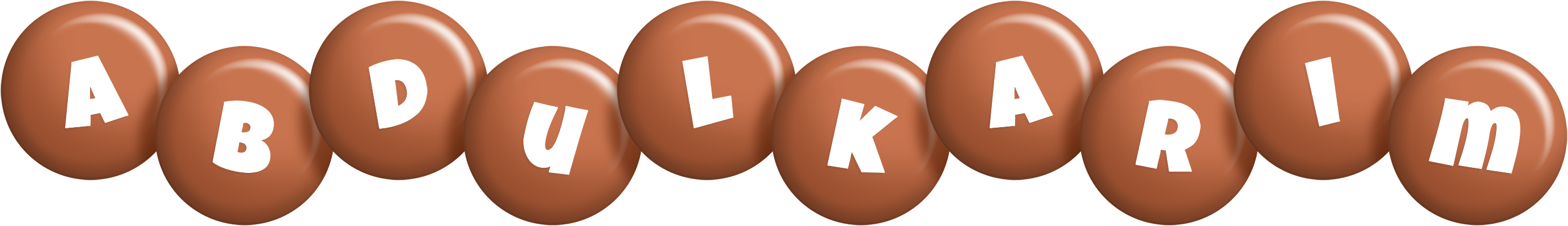 Abdulkarim candy-brown logo
