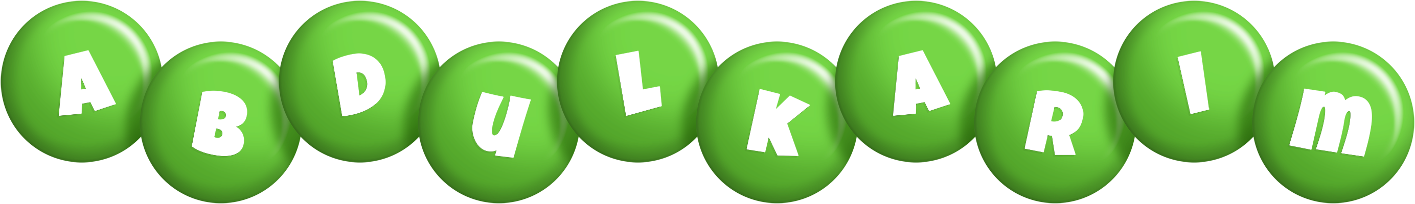 Abdulkarim candy-green logo