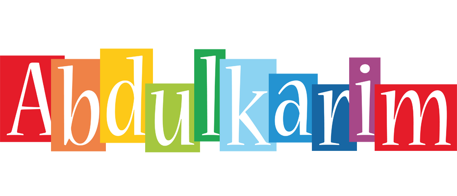 Abdulkarim colors logo