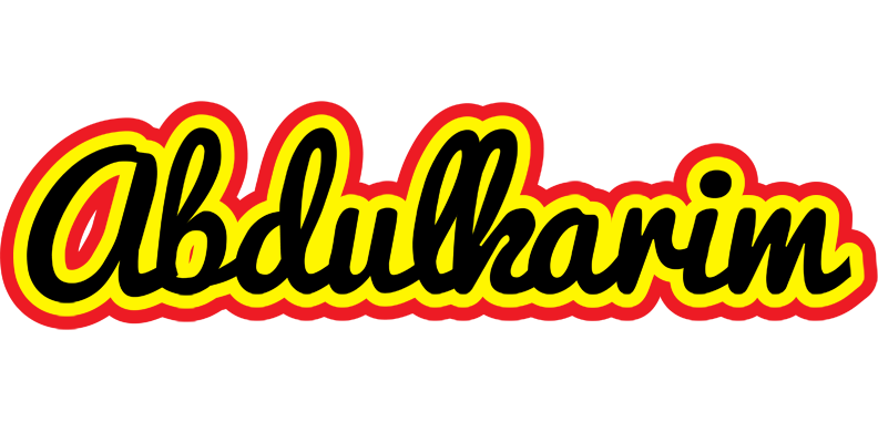 Abdulkarim flaming logo