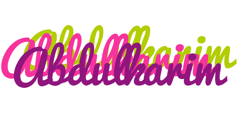 Abdulkarim flowers logo
