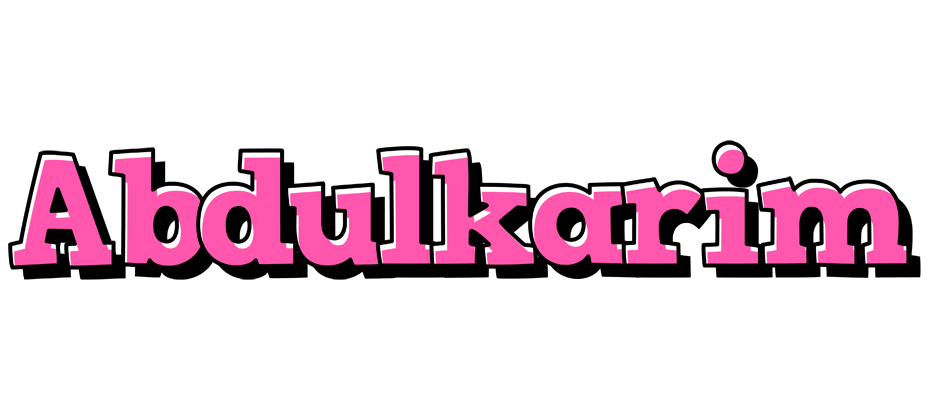 Abdulkarim girlish logo