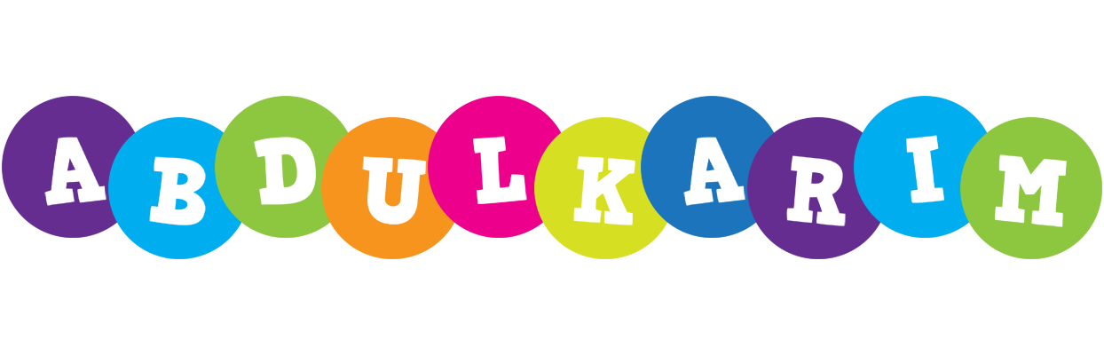 Abdulkarim happy logo