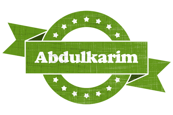 Abdulkarim natural logo