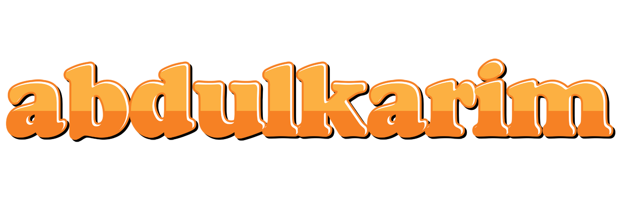 Abdulkarim orange logo