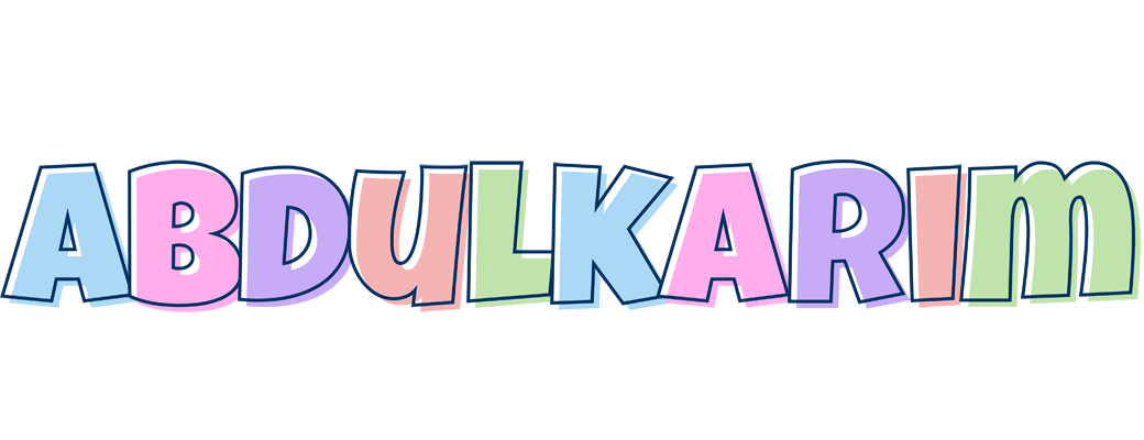 Abdulkarim pastel logo