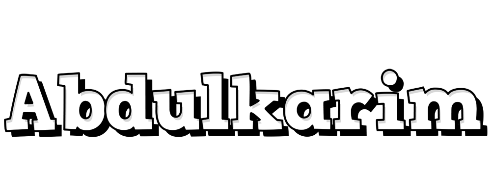 Abdulkarim snowing logo