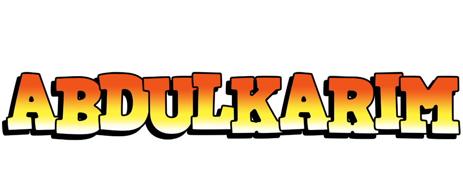 Abdulkarim sunset logo
