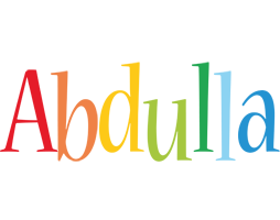 Abdulla birthday logo