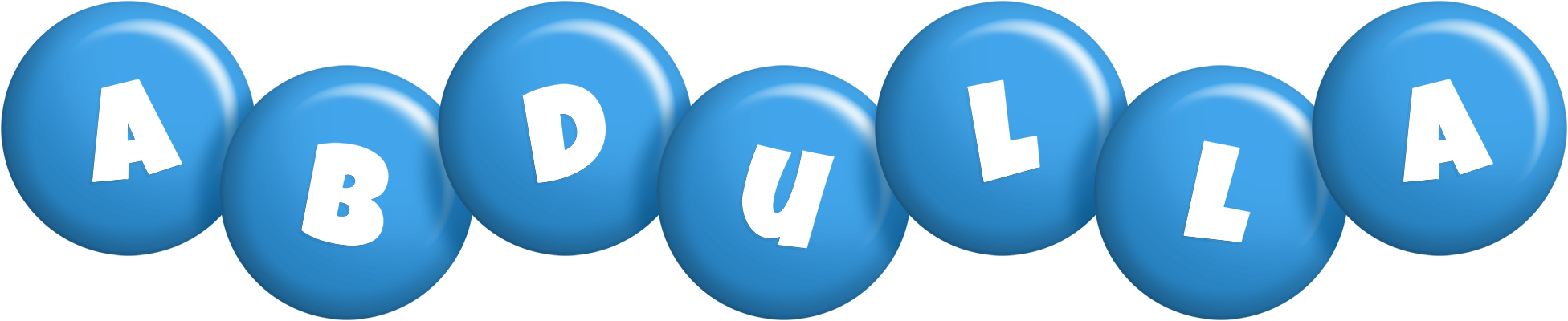 Abdulla candy-blue logo