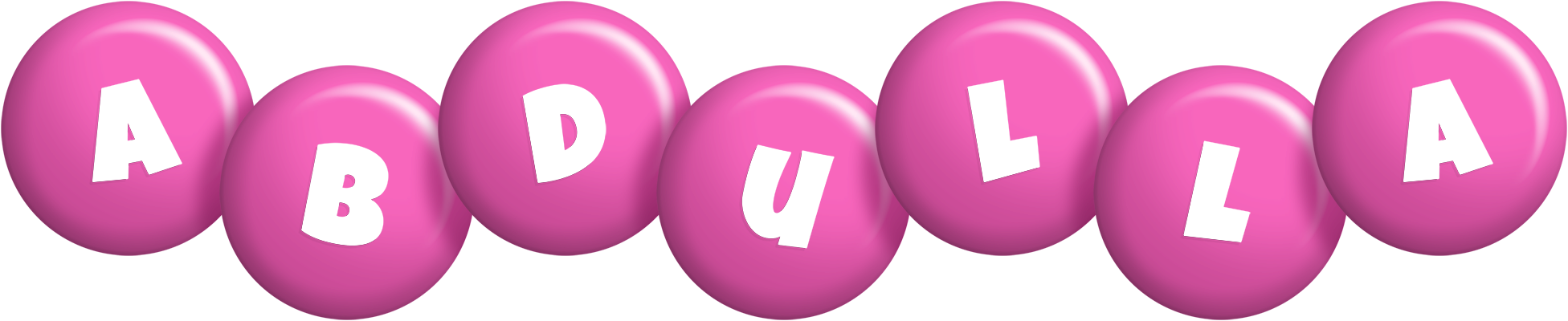 Abdulla candy-pink logo