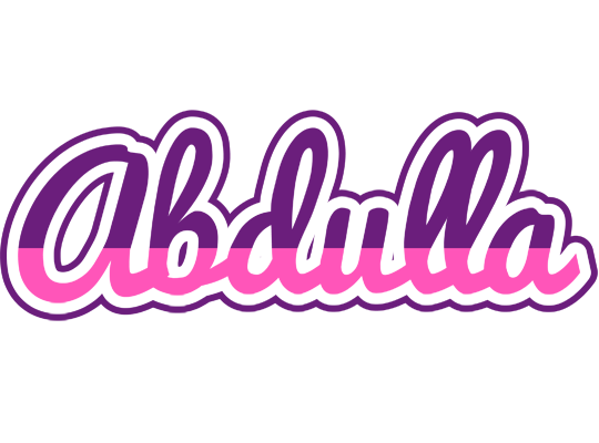 Abdulla cheerful logo