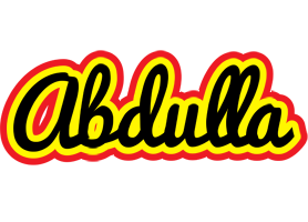 Abdulla flaming logo