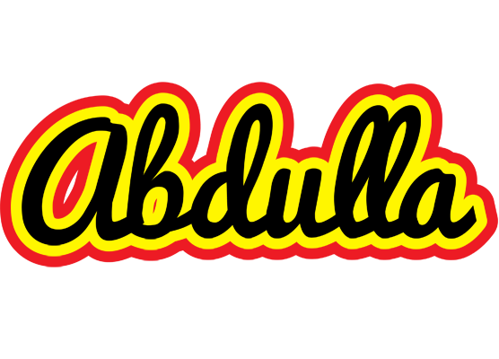 Abdulla flaming logo
