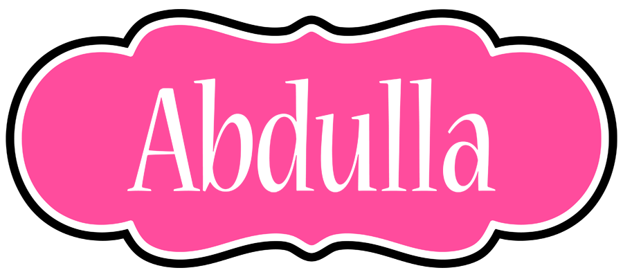 Abdulla invitation logo