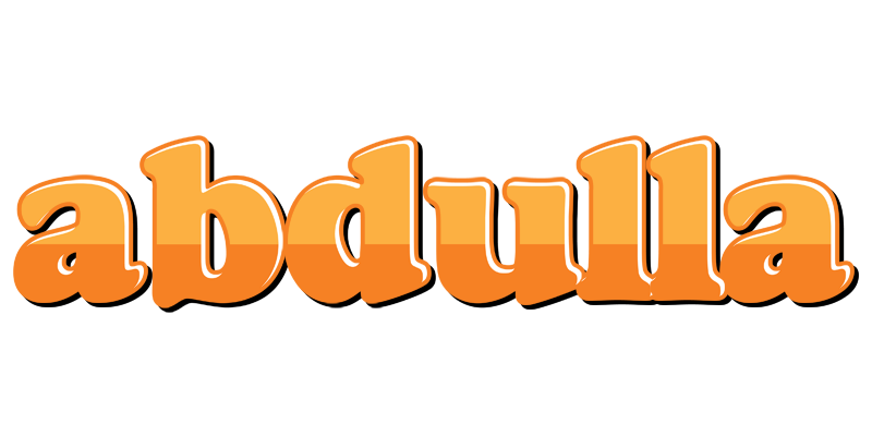Abdulla orange logo