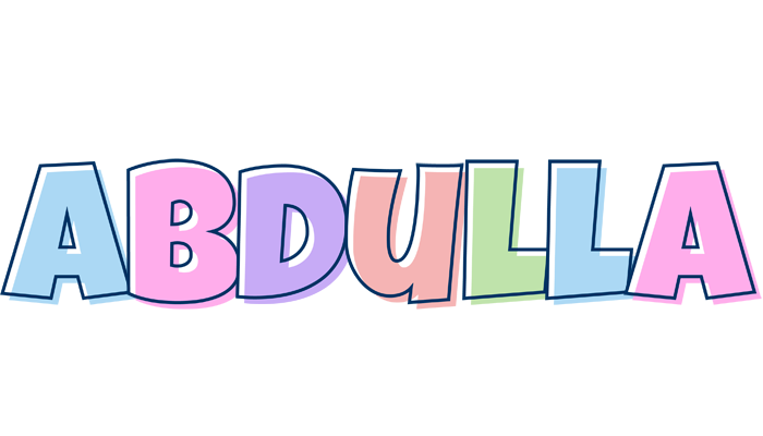 Abdulla pastel logo