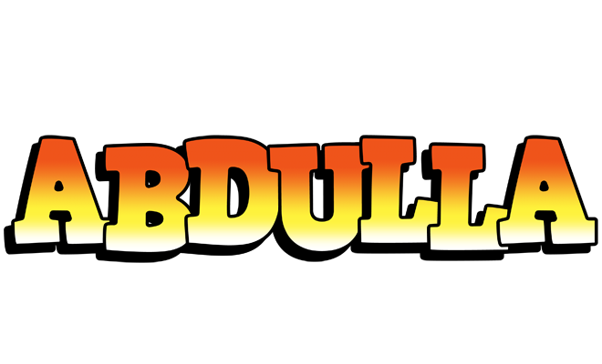 Abdulla sunset logo
